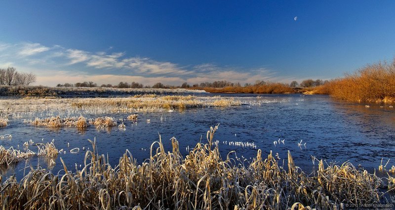 луна, иней, сож Луна в ожидании зимыphoto preview