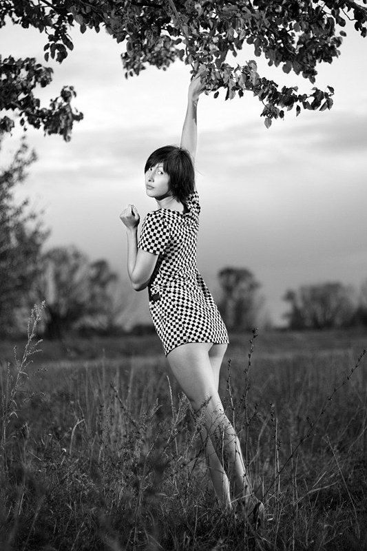 девушка, в, клетчатом ***photo preview