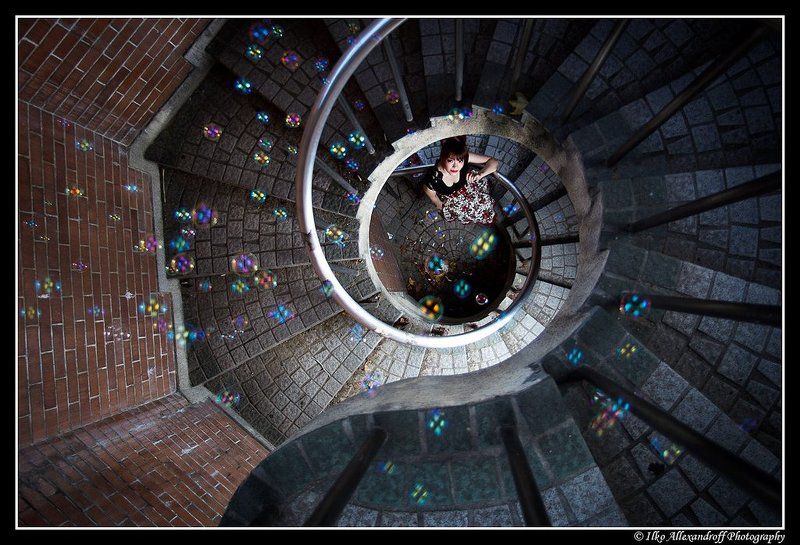 bubbles, portrait, strobist, japan Bubblesphoto preview