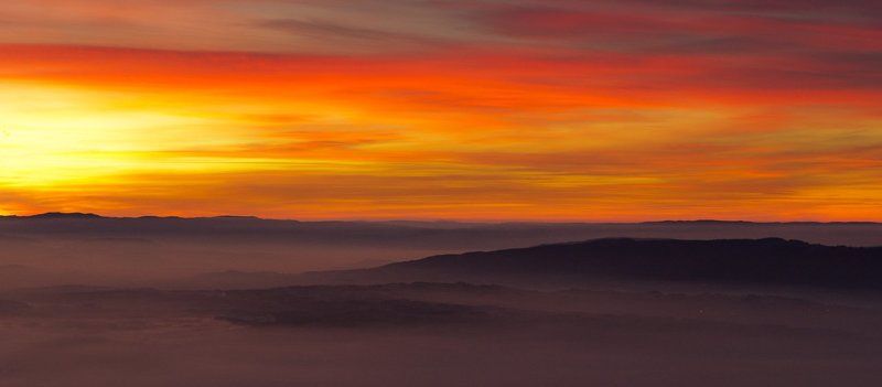 sunset, salève, geneva Sunset over Salèvephoto preview