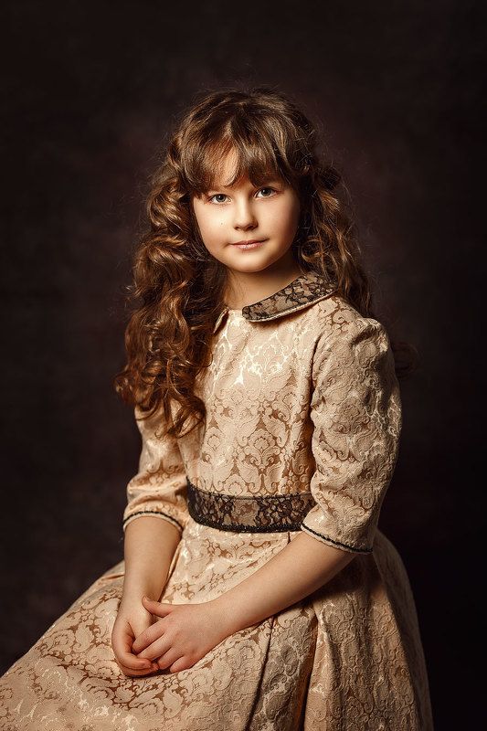 портрет, классический, свет, цвет, девочка, студицйный портрет, Портрет девочкиphoto preview