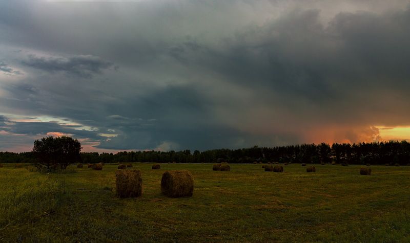Западная Сибирь, закат *** фото превью