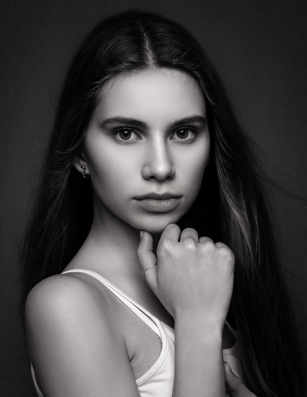 Portrait of D. in B&Wphoto preview