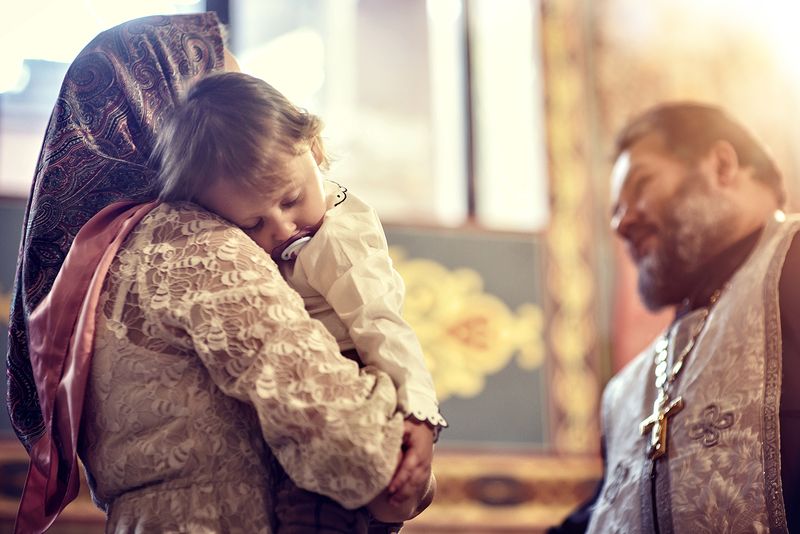 крещение семья дети крестная церковь Крещение2019photo preview