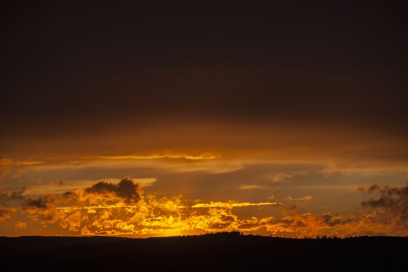 пейзаж, вечер, небо, закат, красиво photo preview