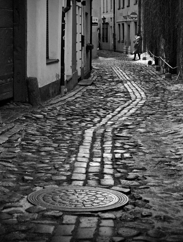 Riga, Рига, старый город, узкая улочка, брусчатка Rigaphoto preview