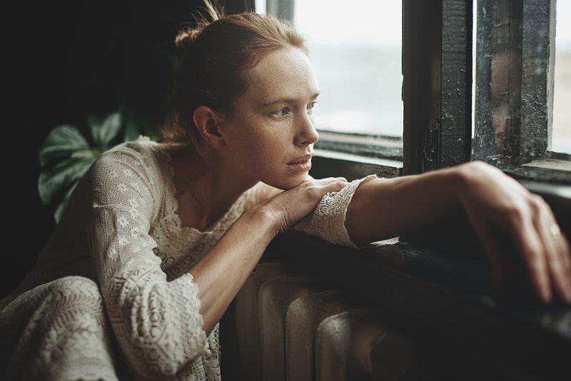 портрет, естественный свет, настроение, студия, portrait, mood Дашаphoto preview