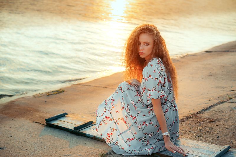 girl, nikon, portrait, sunset, beauty, art Sashaphoto preview