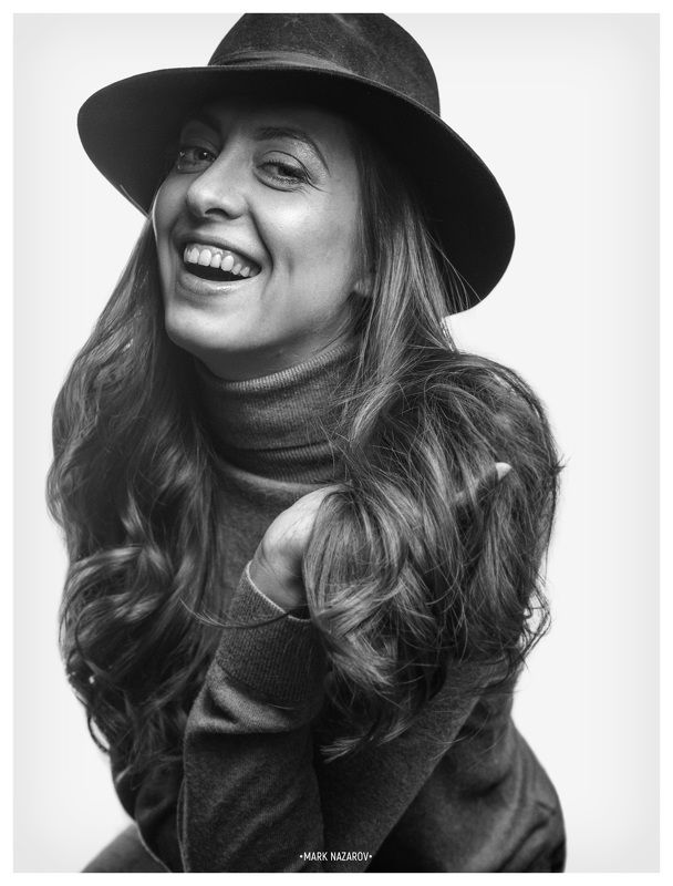 портрет, портретист, художник, черное-белое, ч-б, черно-белая фотография, марк назаров, анастасия меськова, снимаю шляпу, актеры, актриса, театр, кино, звезды, фотосессии, фотопроекты Портрет Настиphoto preview