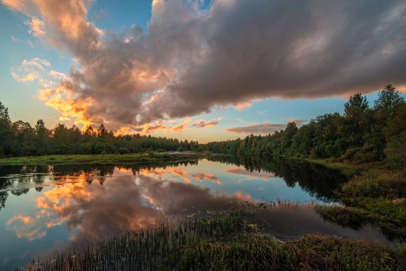 великий двор,вологодчина,кема,север,лето, Убегало лето.photo preview