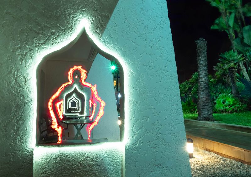 lightpainting, lightart, longexposure, nightphotography, light, night, morocco, travel, casablanca Strange hotel events in Casablancaphoto preview