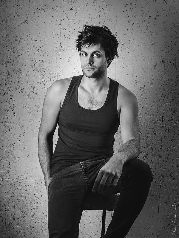 мужской портрет, чб photo preview