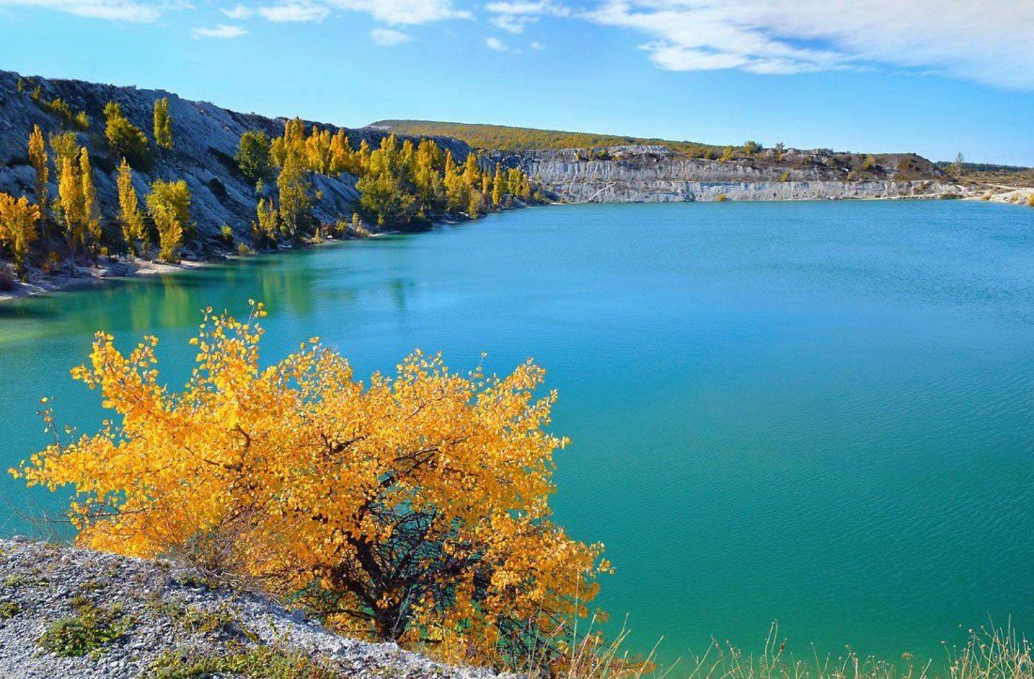 озеро, марсианское, мраморное, крым, карьер, Елена Елена