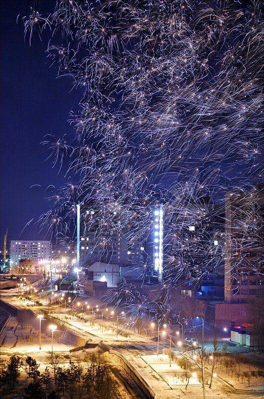 Автор: Роман Быков новый год, фейерверк, Роман Быков