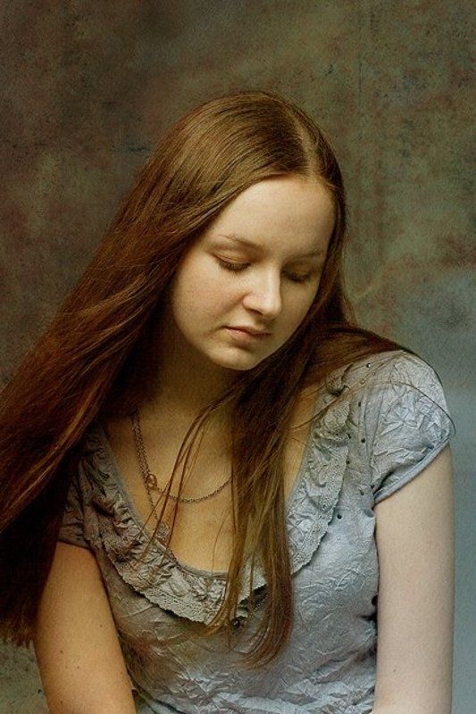 портрет,грустной,девушки Светлая грусть...photo preview