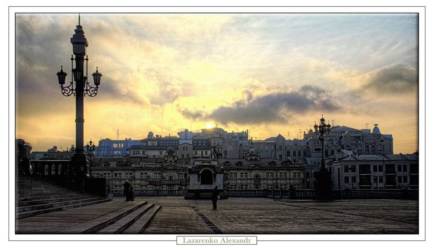 Современная. Автор: Alexandr lazarenko alexandr, лазаренко александр, alexandr da vinci, храм, площадь, христа спасителя, москва, Alexandr