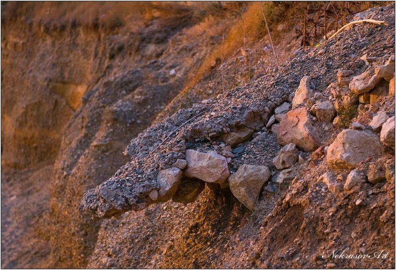 камни, закат, крокодил Crocodilephoto preview