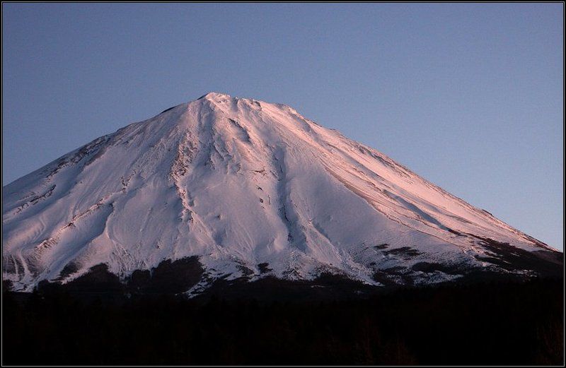 фудзи, япония, вулкан, fuji, закат, горы \