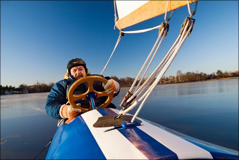 спорт, буер, зима буерический портрет 8)photo preview