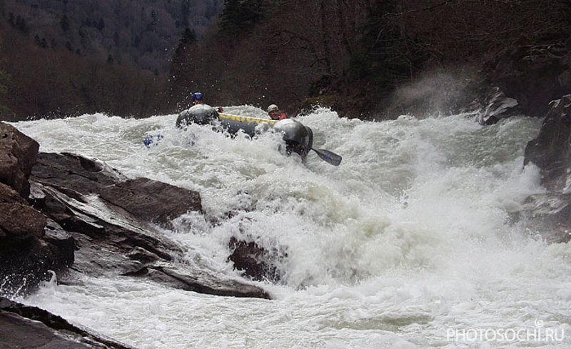 сплав, белая, река, экстрим топорыphoto preview