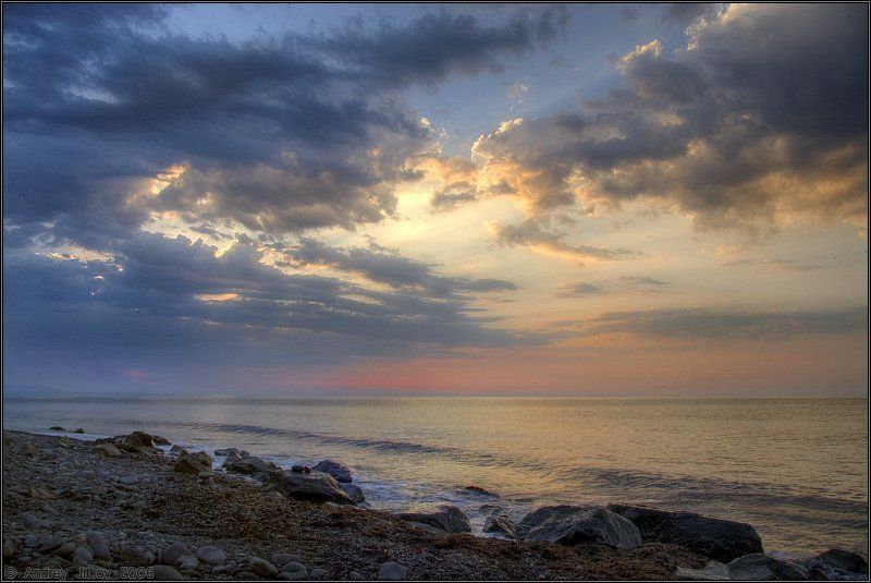 крым, лето, море, облака, небо, пейзаж Крымский берег..photo preview