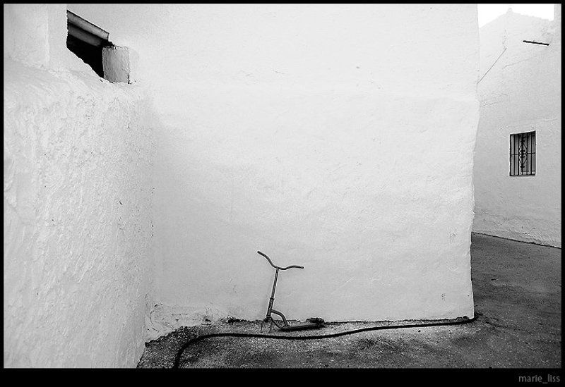 самокат, город, стены, испания, spain, nerja photo preview