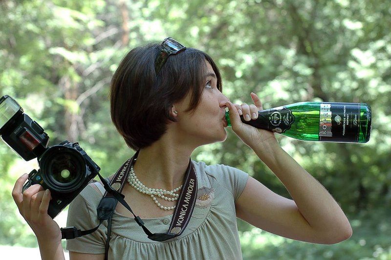 фотограф, девушка, свадьба, шампанское, konica minolta, sony для фокуса... |photo preview