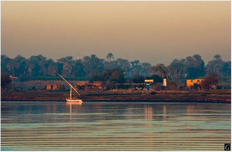 египет, луксор, нил, западный, берег, рассвет, ранее, утро Ранее утро на Западном берегу Нила.photo preview