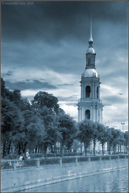 колокольня,церковь,собор,ленинград,перербург,крюков,канал Никольские куполаphoto preview