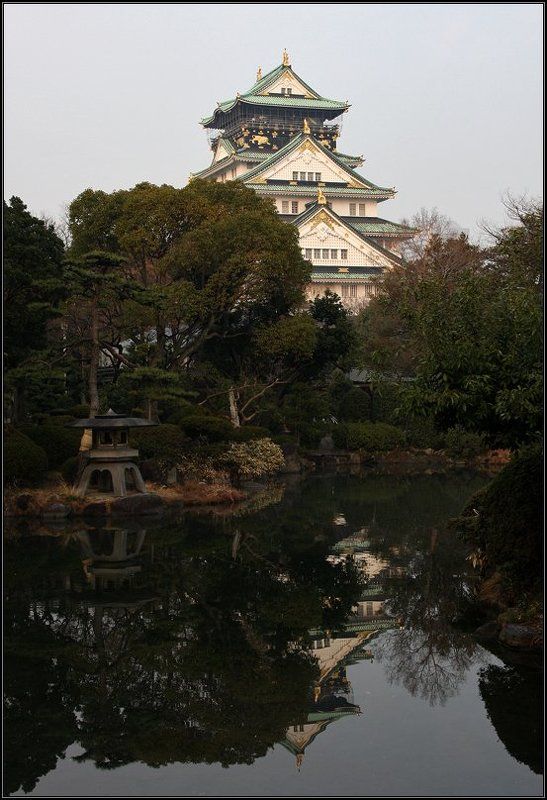 осака, япония, замок, сегун Осакский замокphoto preview