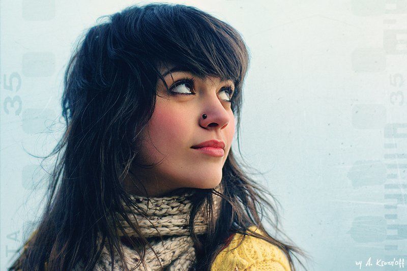 девушка, взгляд, волосы, портрет, 35 35mm..photo preview