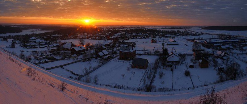 горнолыжный закатphoto preview