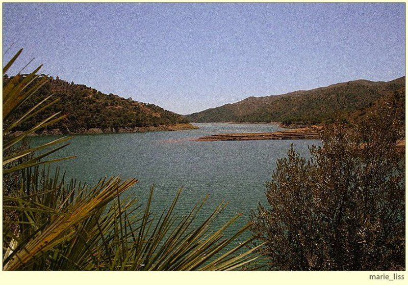 пейзаж, озеро, испания, истан, andalucia, spain, istan photo preview