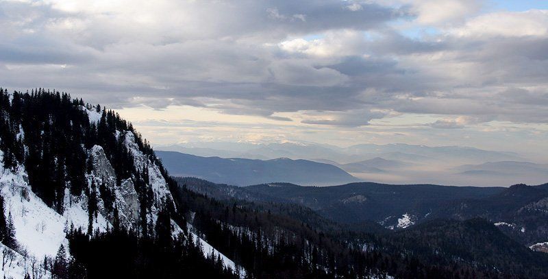 босния, горы, снег, туман Босния #3photo preview