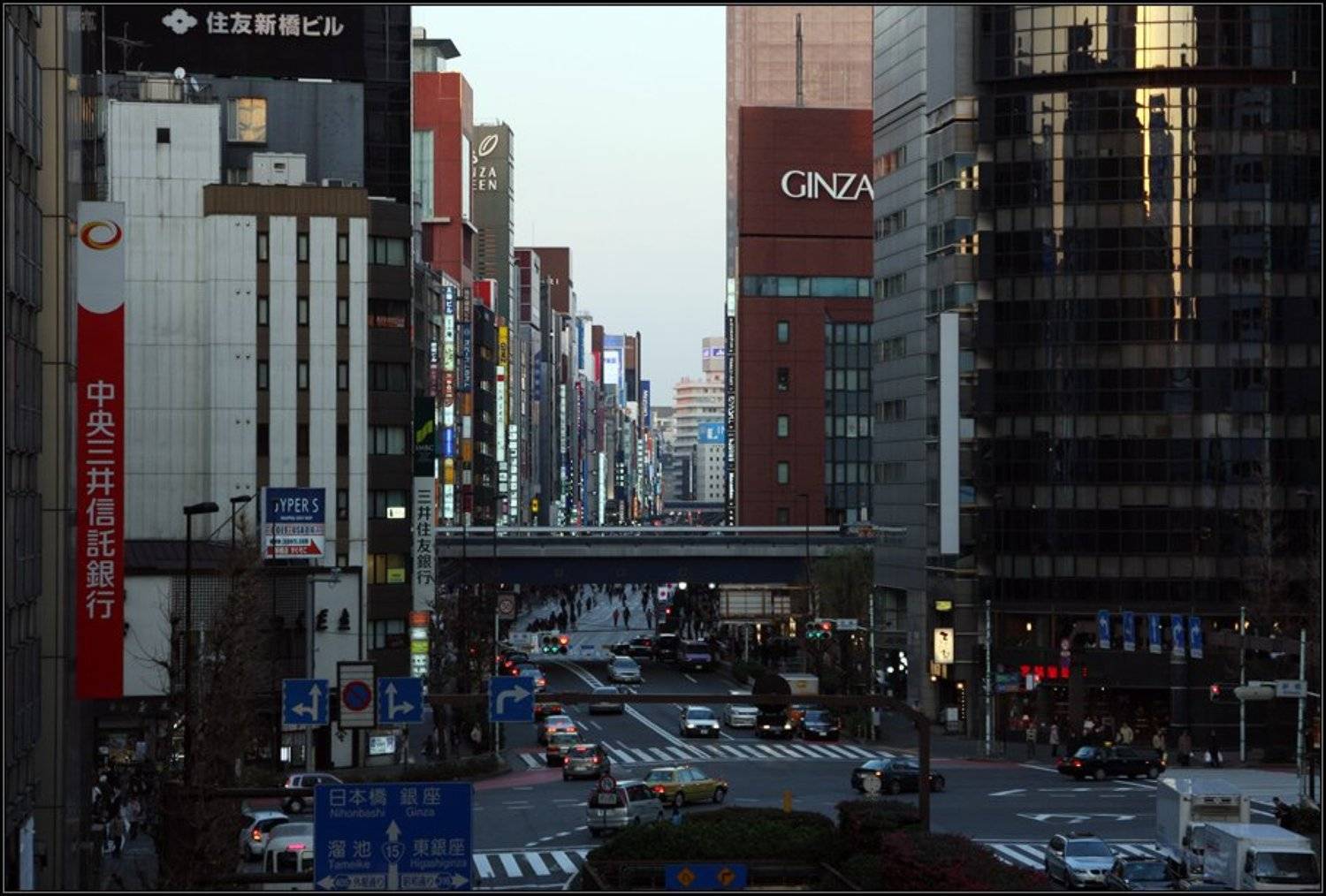 Ginza. Автор: Gemini япония, токио, гинза, улица, Gemini