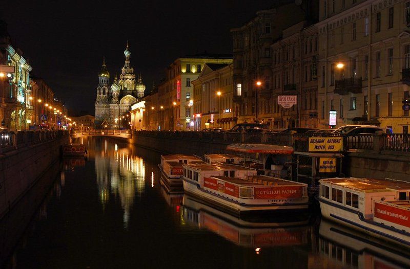 город, петербург Ночная прогулкаphoto preview