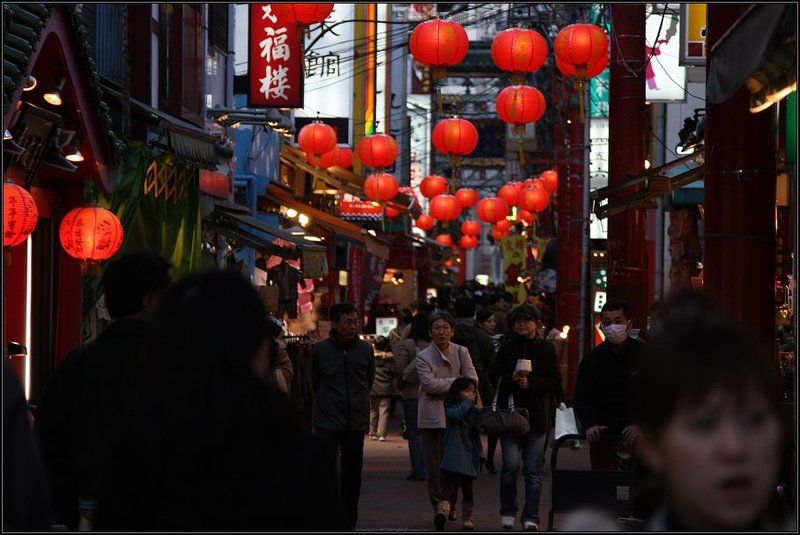 chiina town, китайский квартал, япония, йокогама Chinatownphoto preview