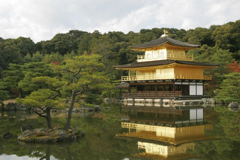 киото, золотой павильон, кинкакудзи, золотой храм Золотой павильон Кинкакудзи. Киотоphoto preview