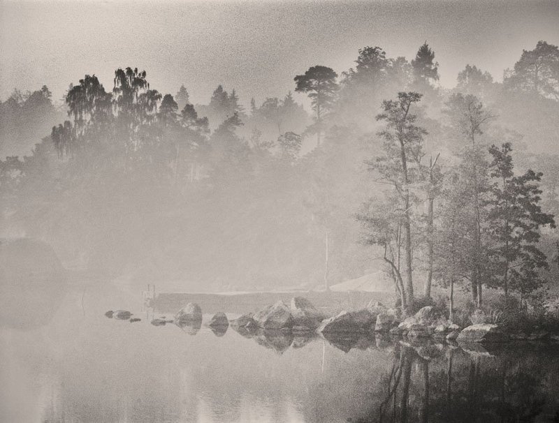 утро, озеро, гравюра Утренние гравюрыphoto preview