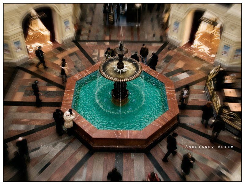 гум,москва,фонтан Встретимся у фонтана...photo preview