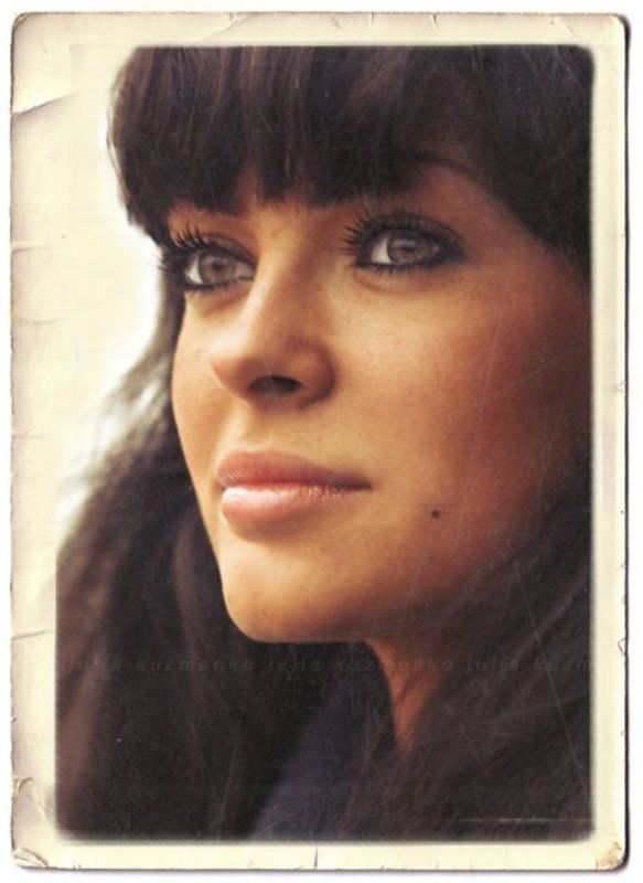 девушка, портрет, лицо, красота Старая карточкаphoto preview