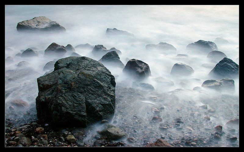 полминута, guernsey, океан, камни, волны Полминутаphoto preview