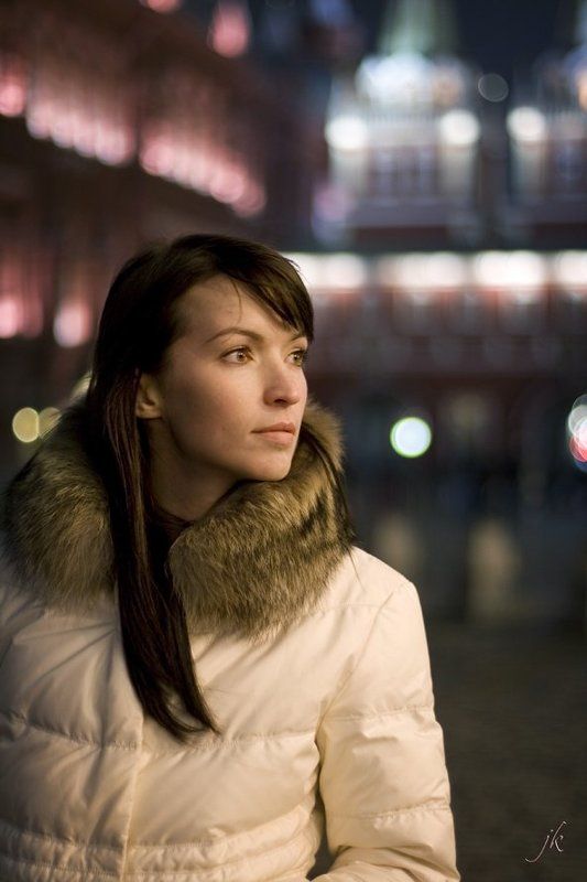 девушка, портрет, боке Огни большого города v.1.2photo preview