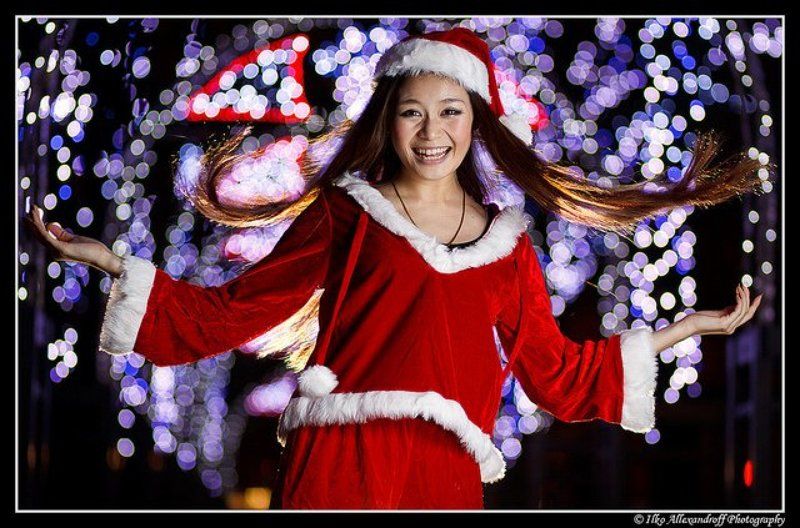 christmas, portrait, santa, strobist, japan All I want for Christmasphoto preview