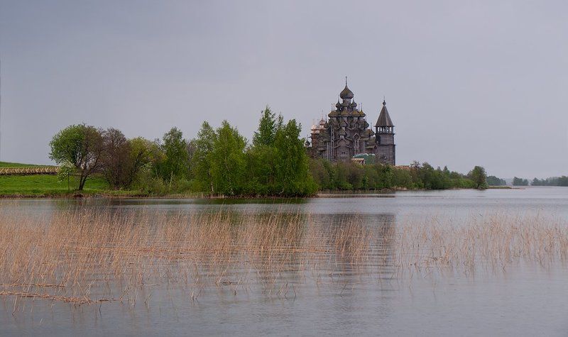кижи, карелия Кижи. Пасмурноphoto preview