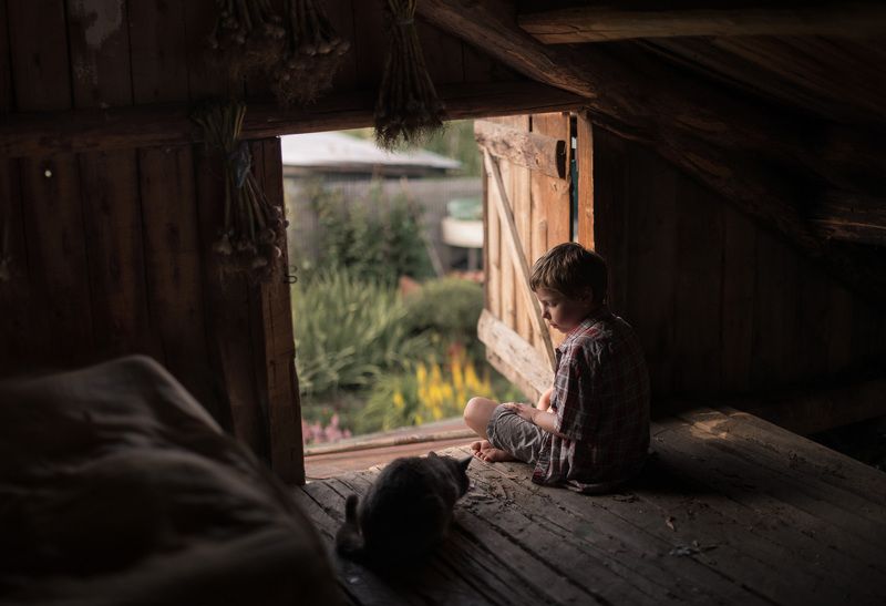 детство, деревня,доброта .photo preview