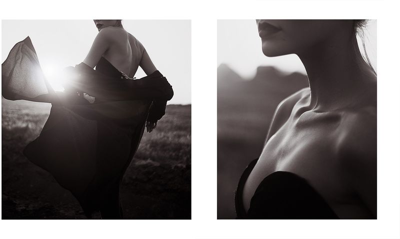 девушка, ветер, ткань, портрет Машаphoto preview