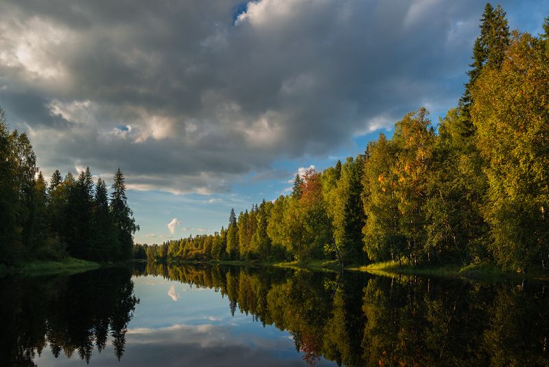 великий двор,вологодчина,кема,север,лето, Тихий вечер.photo preview