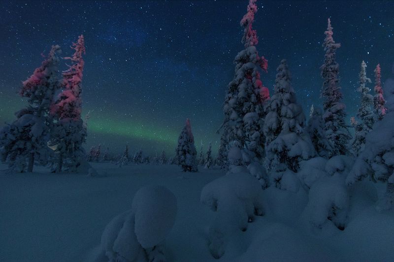 ямал, салехард , сияние ,ямал ,янао, пейзаж, природа ,полярный урал ,аврора \