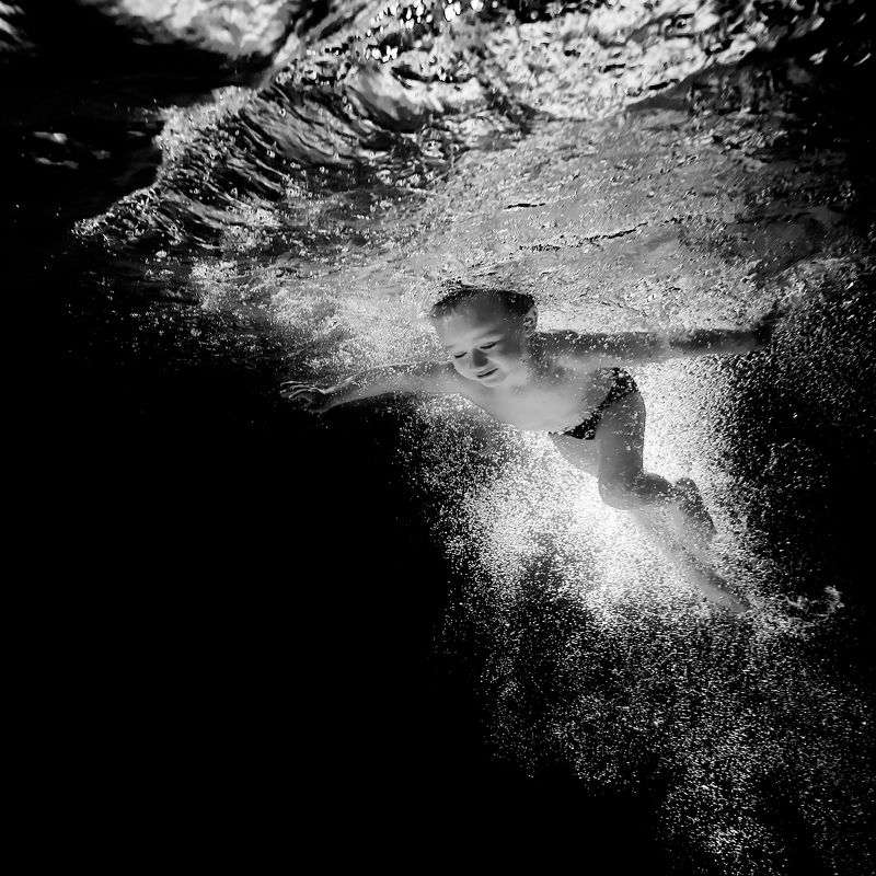 Подводная, съемка, фотосъемка под водой, вода, море, океан Подводный малышphoto preview